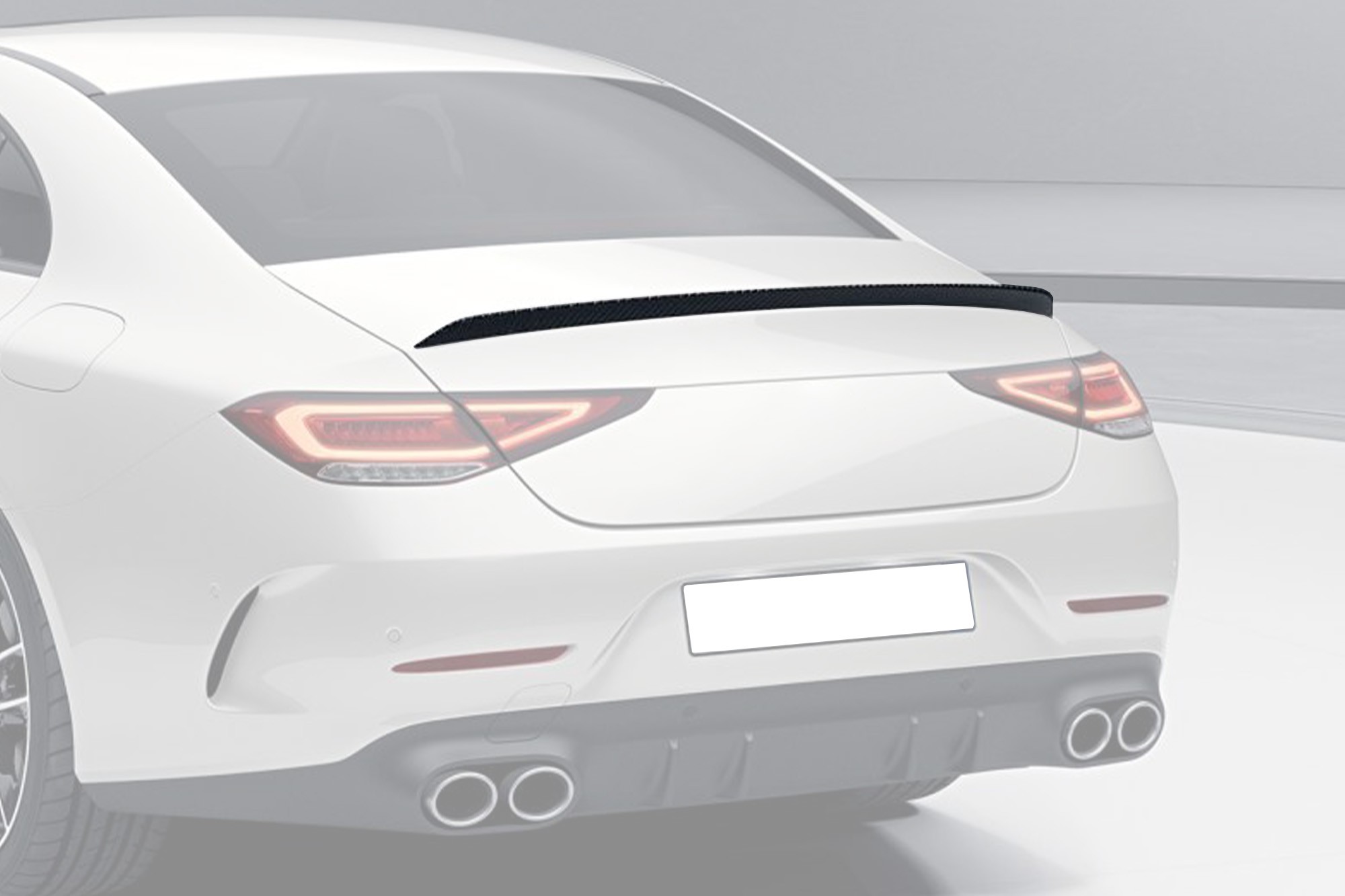 Спойлер за багажник за Mercedes CLS C257 след 2018 година, небоядисан