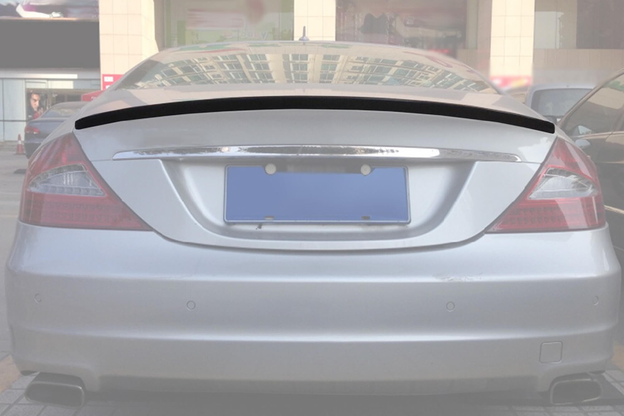 Спойлер за багажник тип AMG за Mercedes CLS C219 2004-2010, небоядисан