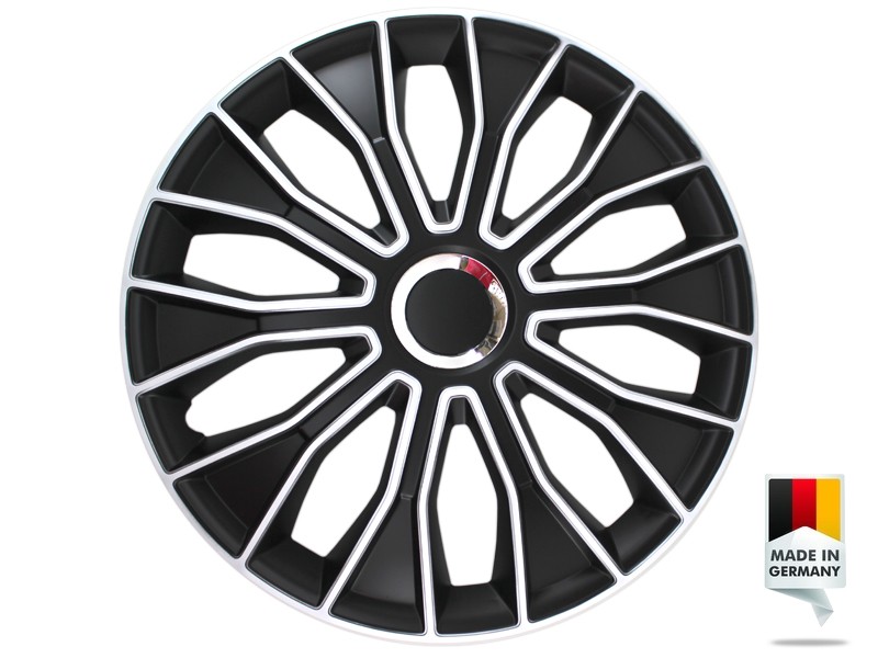 Декоративни тасове PETEX 15" Voltec pro black/white, 4 броя