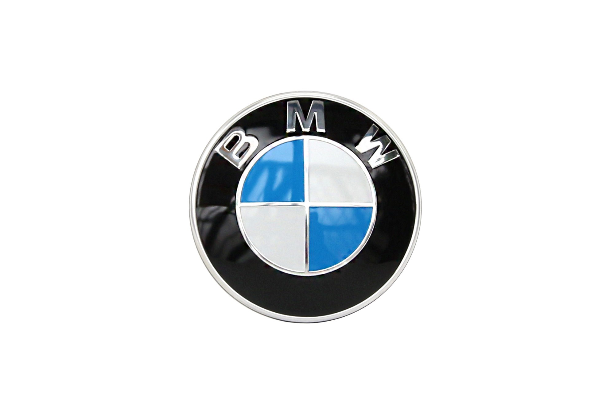 Оригинална емблема бяло/синя BMW за преден капак за BMW серия 5 F10,F11,F07 GT, серия 6 E63,F12,F13, Z4 E85