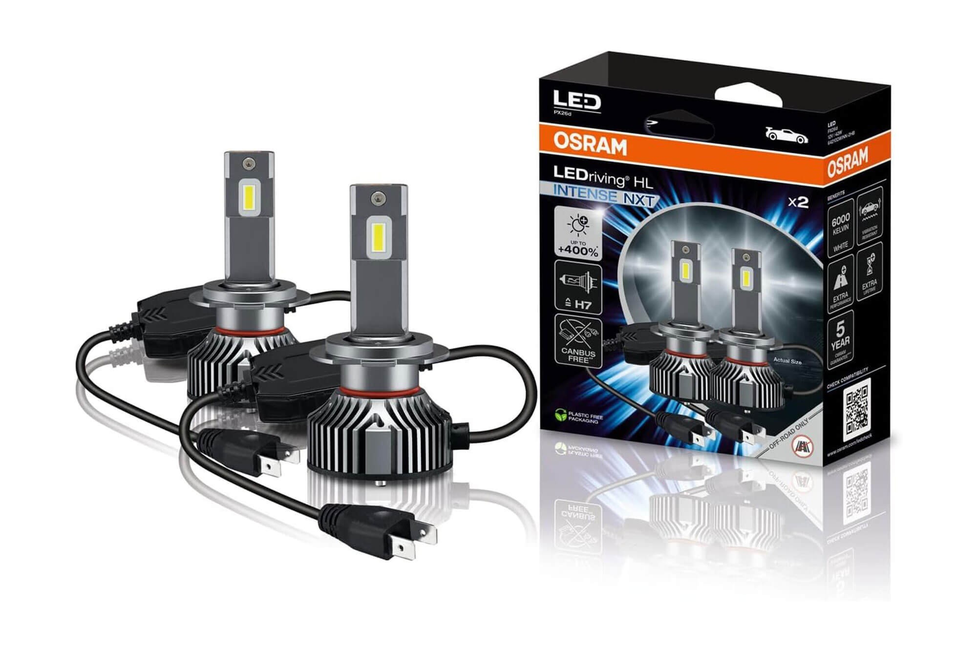 LED система Osram Intense NXT H7/H18 12V, 42W, 4000lm, 6000K