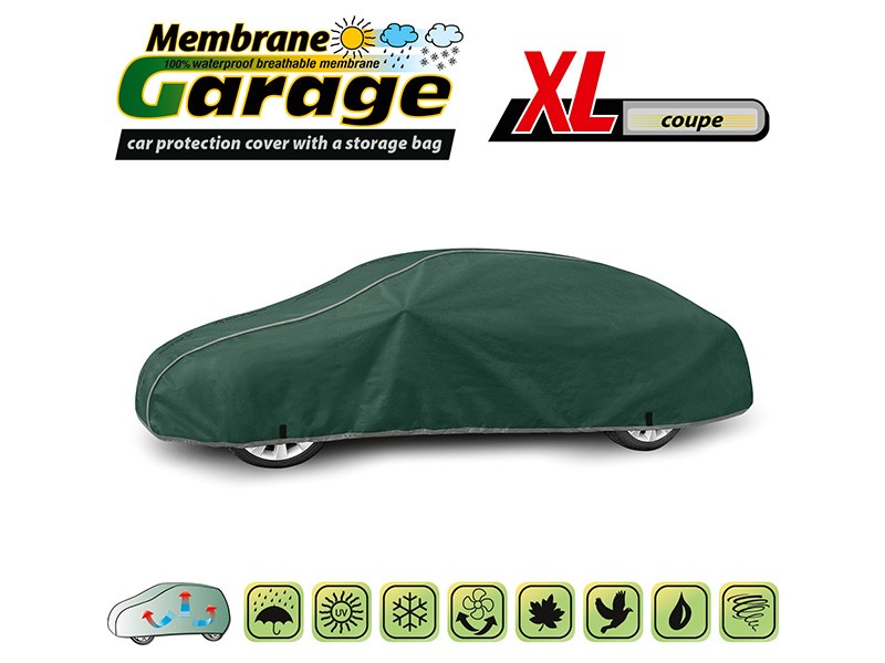 Покривало Kegel серия Membrane Garage размер XL зелено за купе 440-480x115-125cm