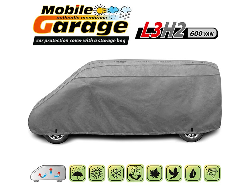 Покривало Kegel серия Mobile размер 600 L3H2 сиво за ван, 580-605x210-220cm