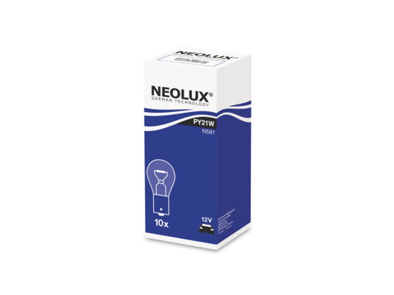 Халогенна крушка NeoLux PY21W Standard 12V, 21W, BAU15s, 1 брой