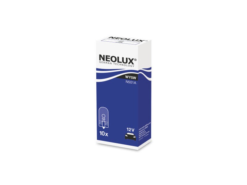 Халогенна крушка NeoLux WY5W Standard 12V, 5W, W2.1x9.5d, 1 брой