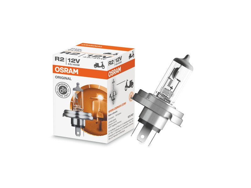 Халогенна крушка Osram R2 Original 12V, 45/40W, P45t, 1 брой
