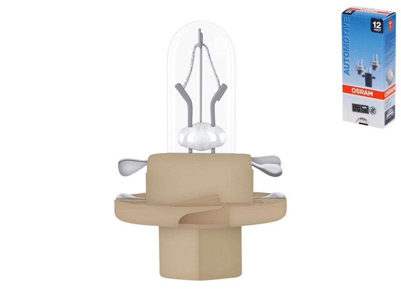 Крушка за табло Osram Original 12V, 1.5W, BX8.4D бежова, 1 брой