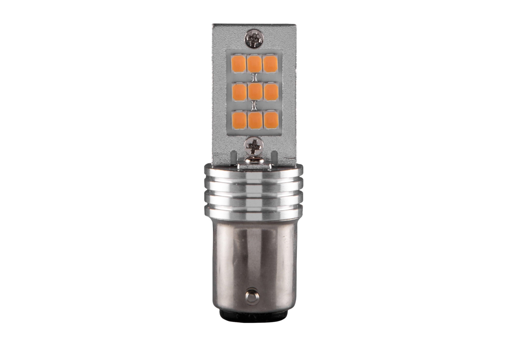 LED лампа AutoPro P21/5W оранжева, 12V, 6/1W, BAY15d, 1брой