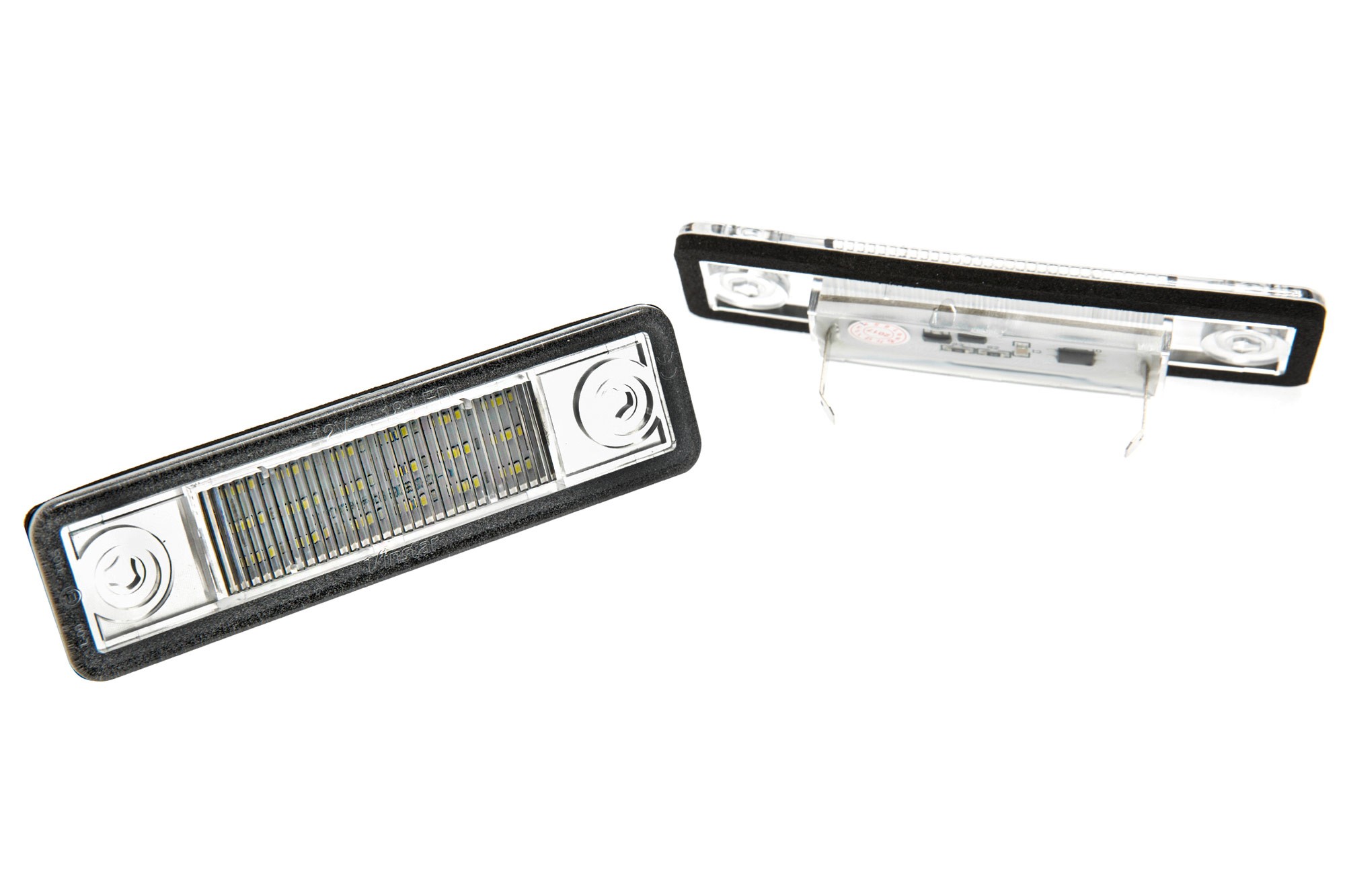 Комплект LED плафони за регистрационен номер на Opel Astra, Corsa, Omega, Vectra, Zafira, Signum, ляв и десен