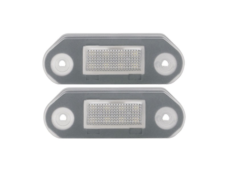Комплект LED плафони за регистрационен номер на Skoda Octavia MK1 хечбек 1U2 1996-2010, Octavia комби MK1 1У5 1998-2010, ляв и десен