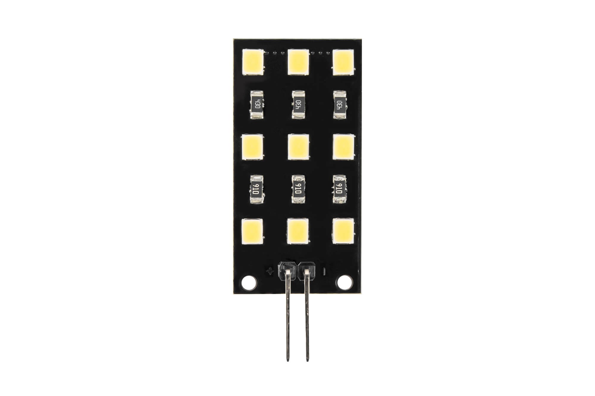 SMD модул за фабричен LED плафон за осветление в краката на VW, Audi, Porsche, Skoda и Seat с 9 диода, студено бяла светлина