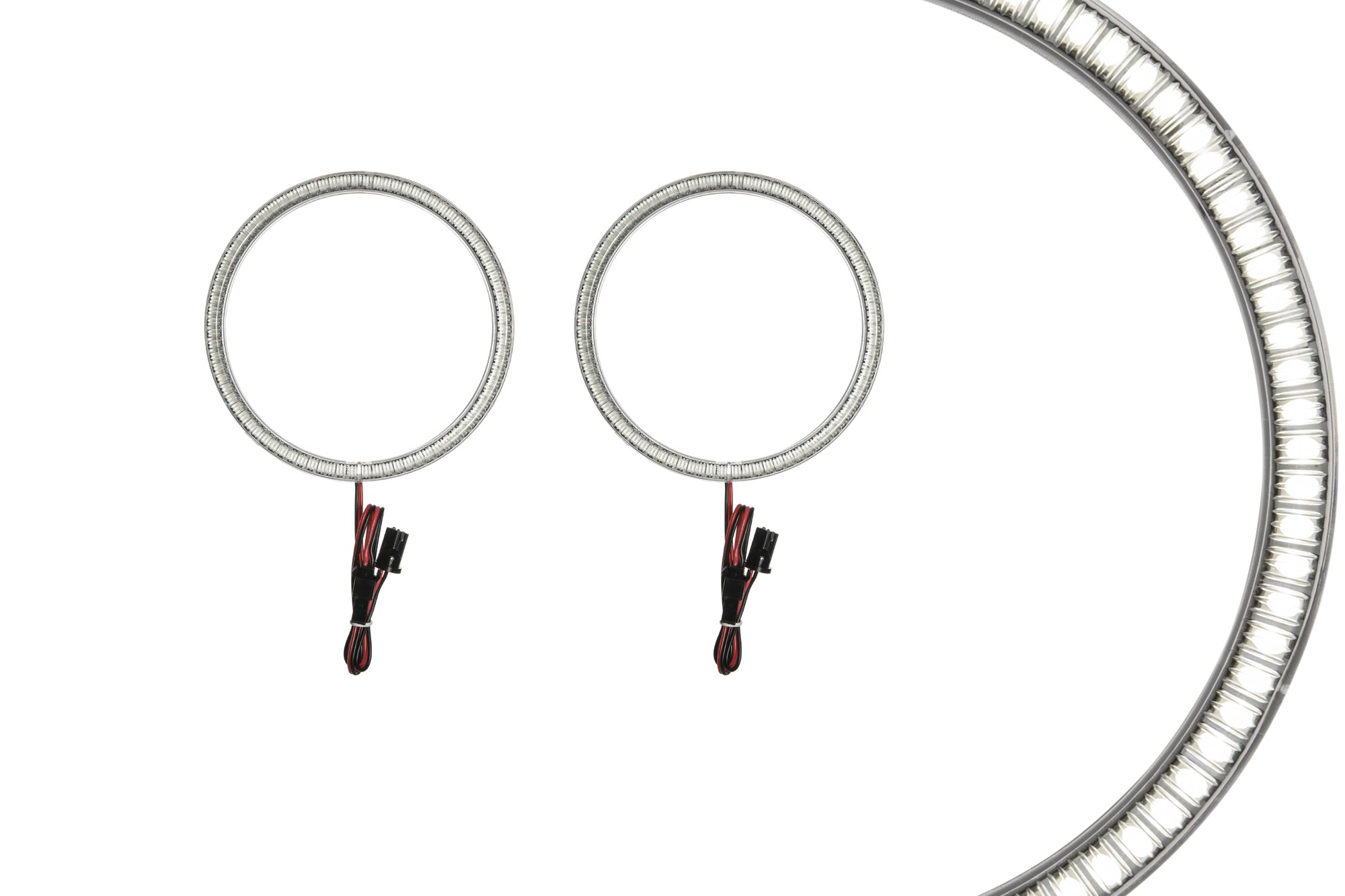 Бели LED Универсални ангелски очи autopro 120мм