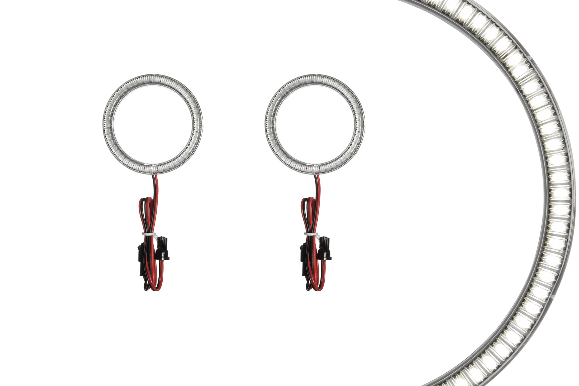 Бели LED Универсални ангелски очи autopro 71мм