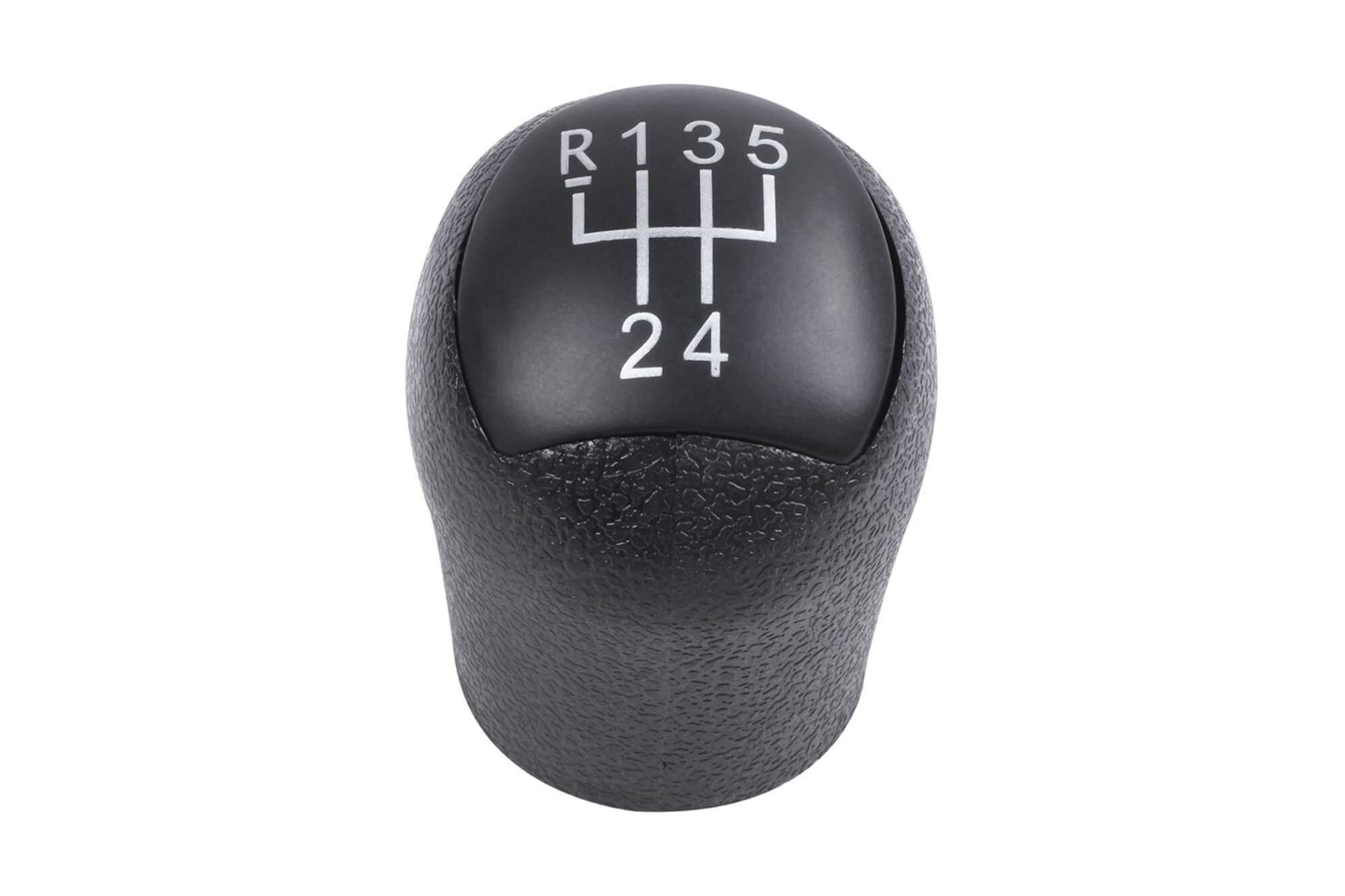 Топка за скоростен лост 5 скорости за Renault Clio 2005-2014, Kangoo 1997-2012 с черен мат плочка