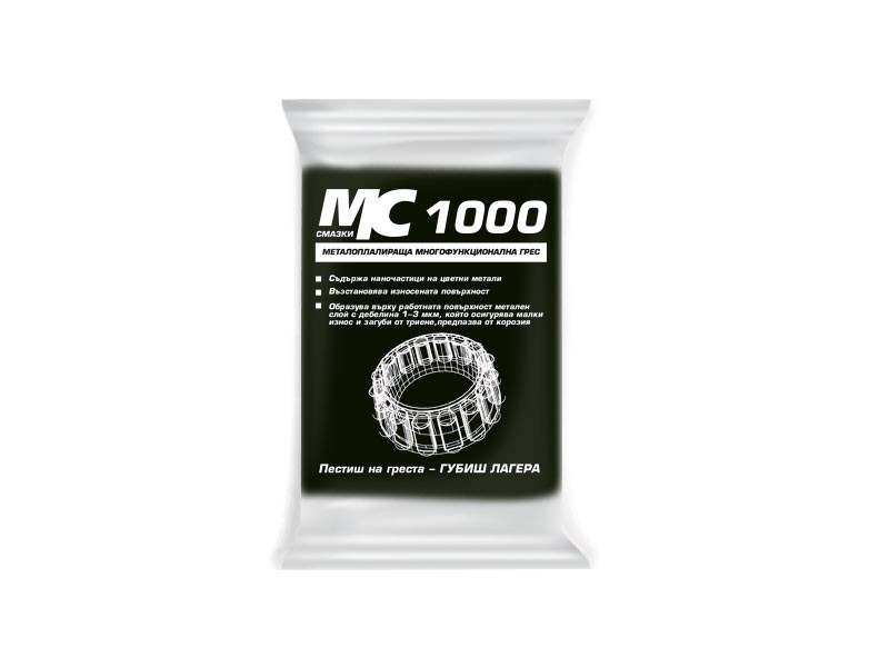 Металоплакираща литиева грес за карета MC-1000 80гр.