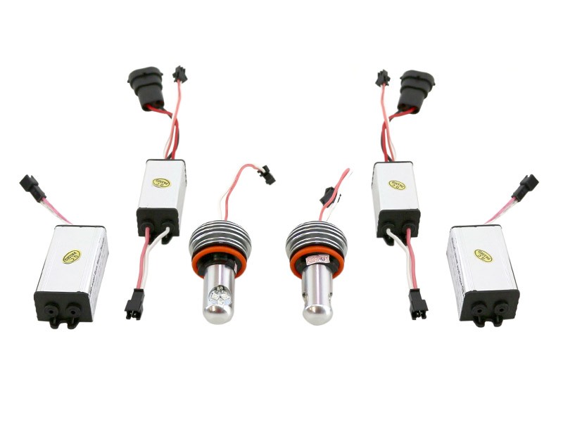 Сини LED лампи autopro за фабрични ангелски очи H8 20W CREE