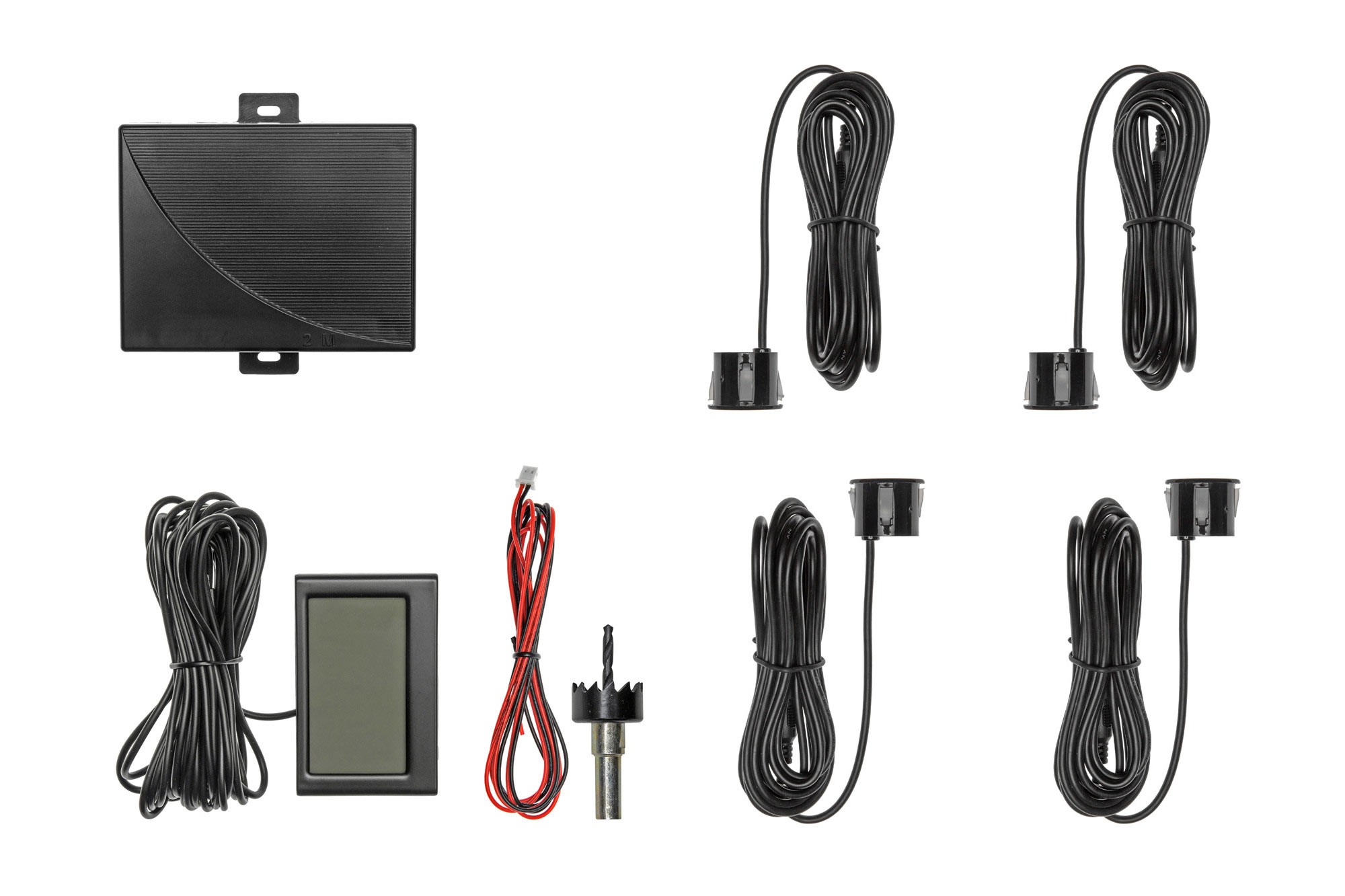 Парктроник система с 2.3'' LCD дисплей RD-058 с 4 черни датчика