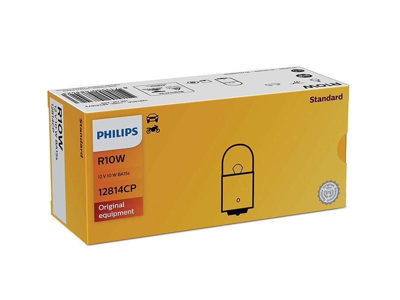 Халогенна крушка Philips R10W Standard 12V, 10W, BA15S, 1 брой
