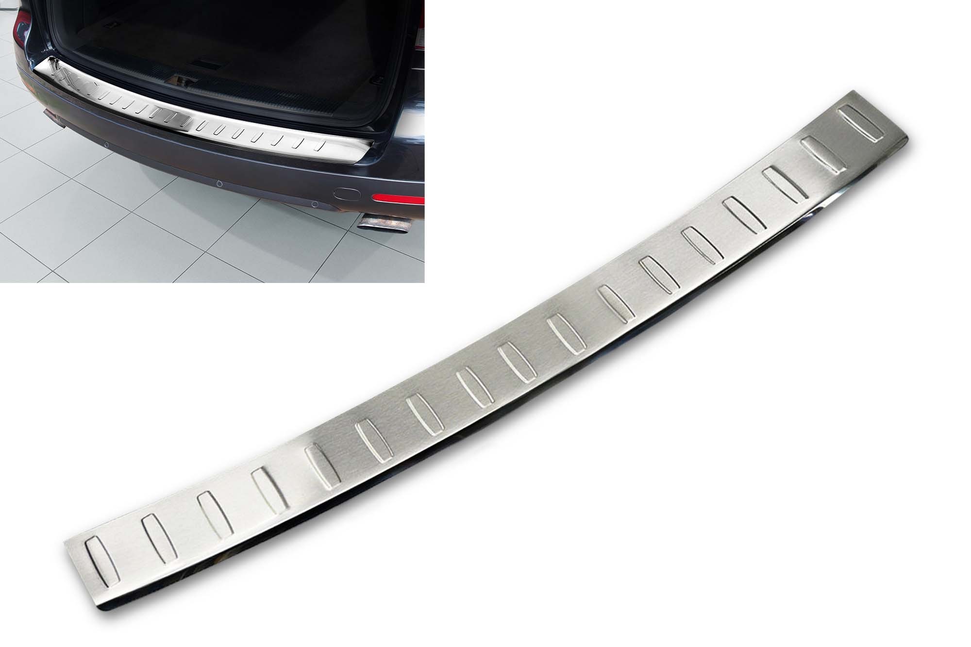 Протектор Avisa за задна броня на Volkswagen Touareg 2007-2010, хром