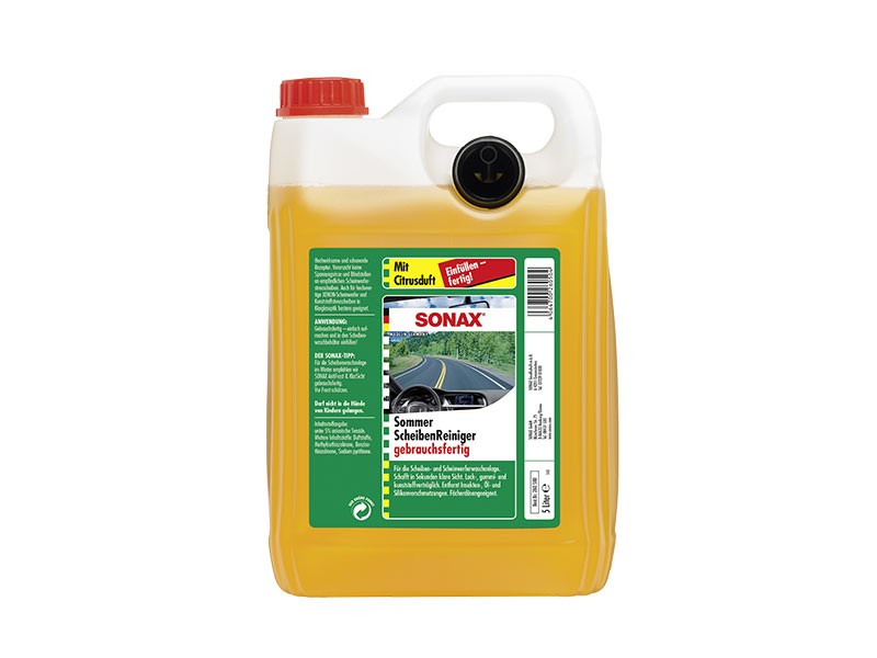 Лятна течност Sonax за чистачки 5L - с аромат на лимон