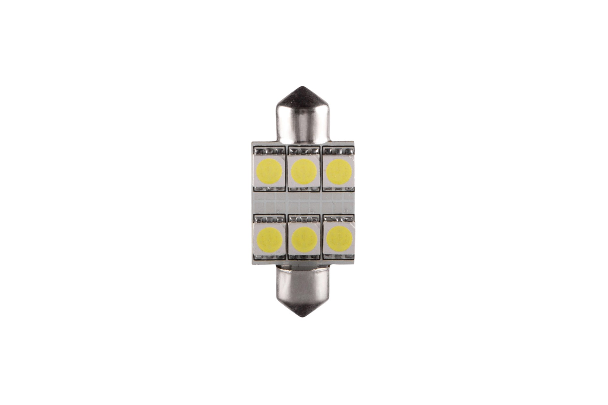 LED лампа AutoPro C5W студено бяла, 12V, 0.5W, SV8.5-8, 36 мм, 1брой 