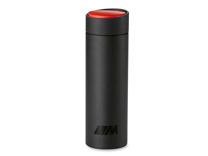 Термо чаша BMW M черна с червена капачка 450ml