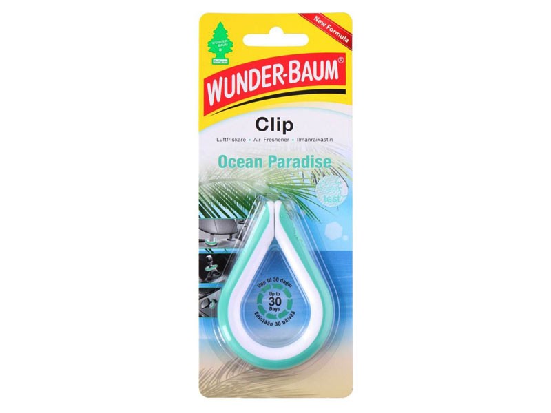 Ароматизатор Wunder-Baum, серия Clip, аромат Ocean Paradise