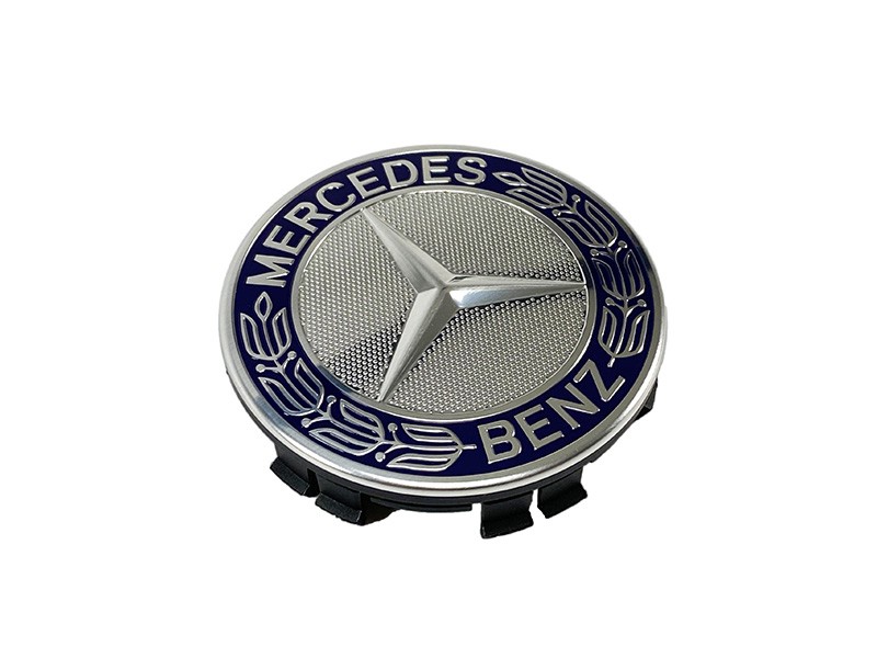 Оригинална капачка за джанта Mercedes Classic, синя 75mm