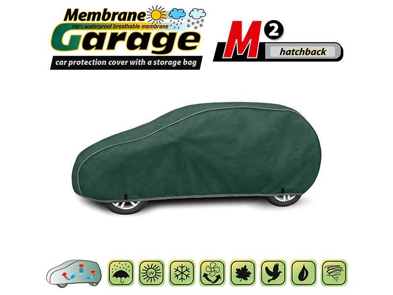 Покривало Kegel серия Membrane Garage размер M2 зелено за хечбек 380-405x126-136cm