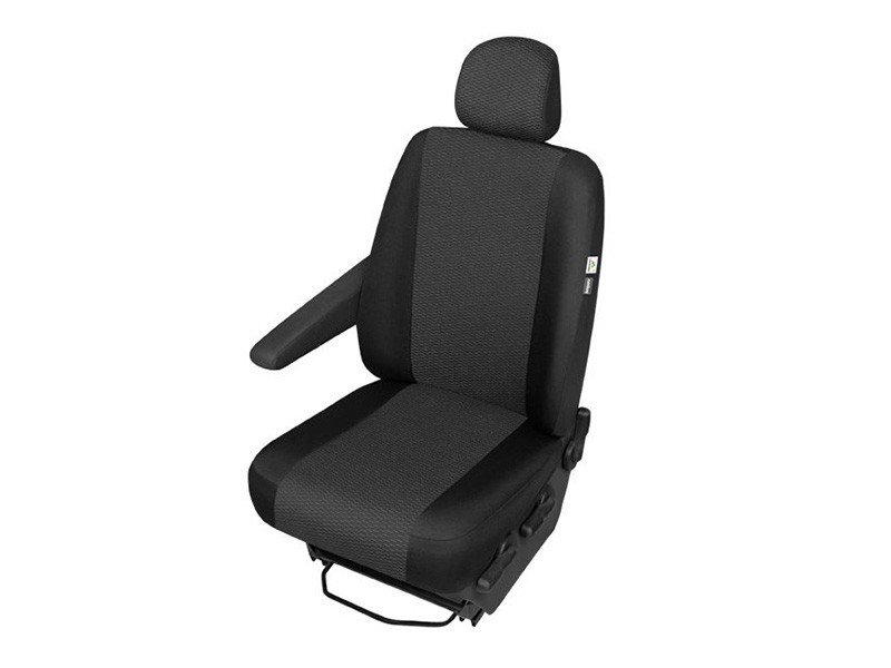 Тапицерия Kegel серия Ares Tailor Made за единична седалка на Renault Trafic, Opel Vivaro, Nissan Primastar 2001-2014, черна