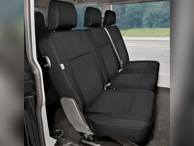 Тапицерия Kegel серия Ares Tailor Made 1+2 седалки за втори ред на Volkswagen T5 2003-2015, черна