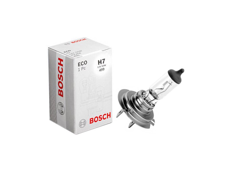 Халогенна крушка Bosch H7 Eco 12V, 55W, PX26d, 1 брой