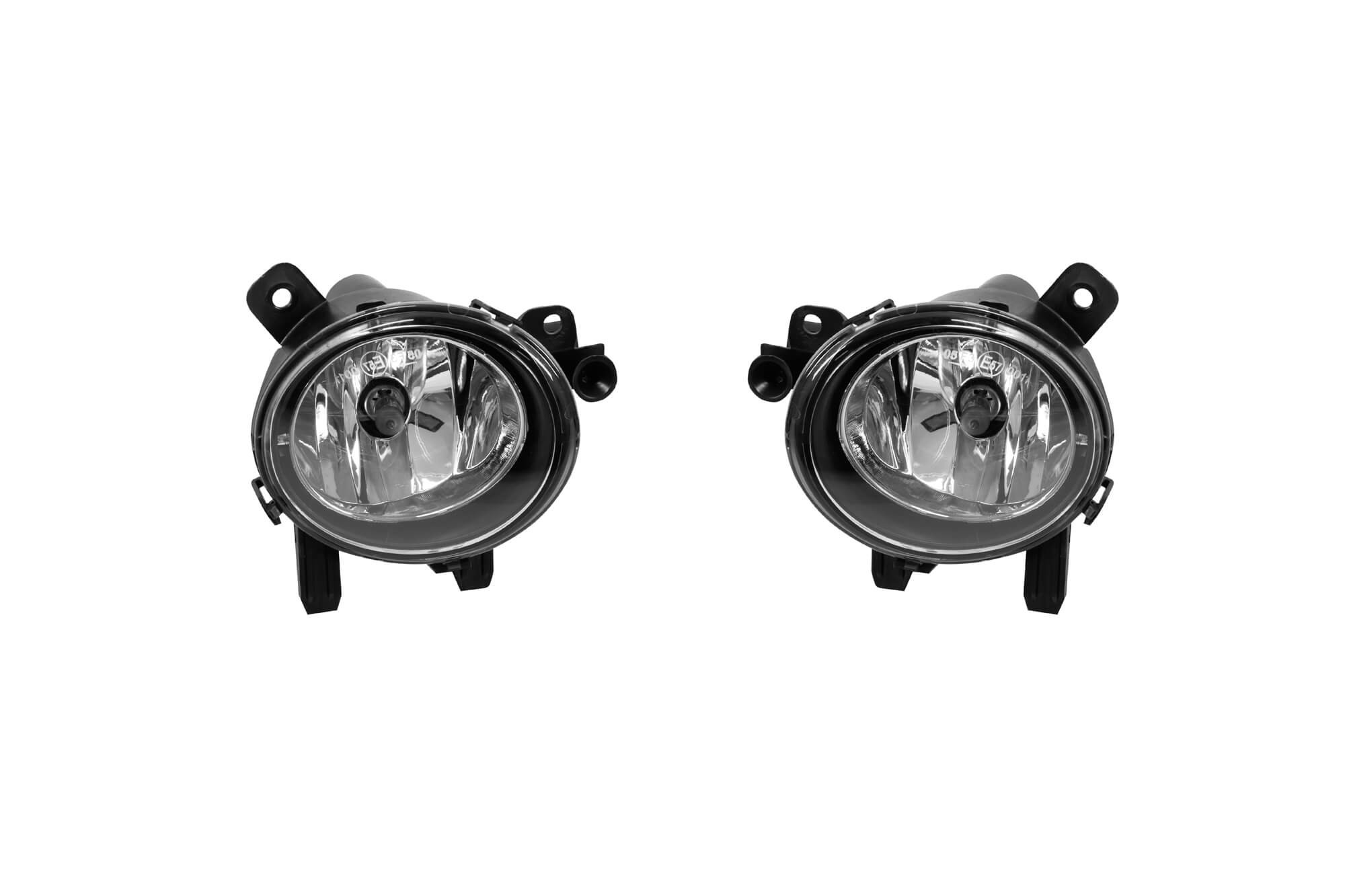 Комплект халогени тип M technik за BMW серия 3 F30, F31 2011-2019, серия 4 F32, F33, F36 2013-2020 с хром основа, ляв + десен