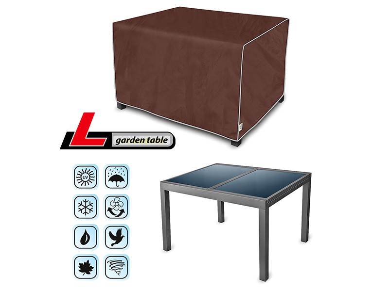 Покривало Kegel за градинска маса размер L 125x70x95cm, кафяво