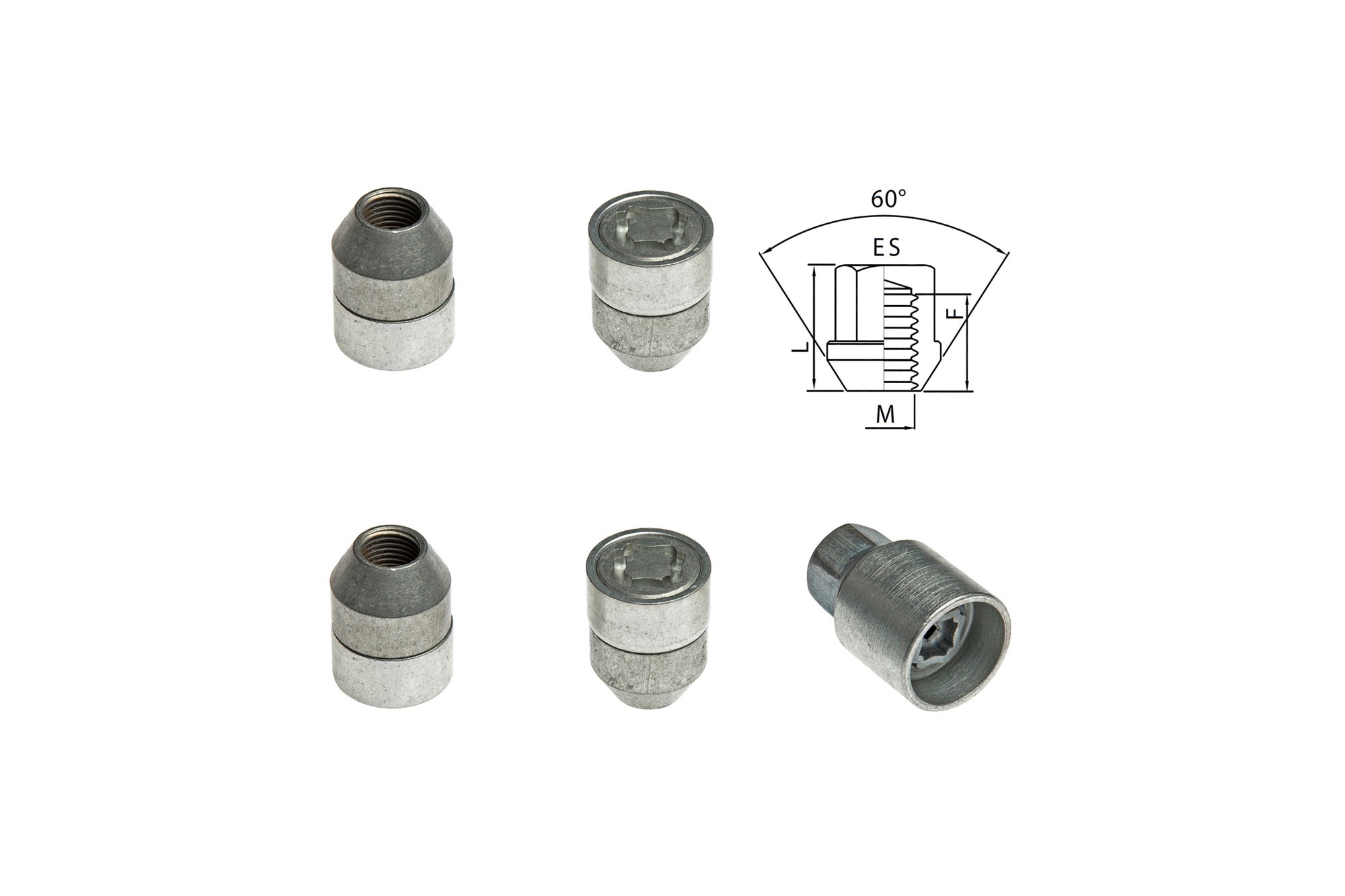 Комплект секретни гайки Farad серия Starlock M12 X 1.25/F21/L30/ES19