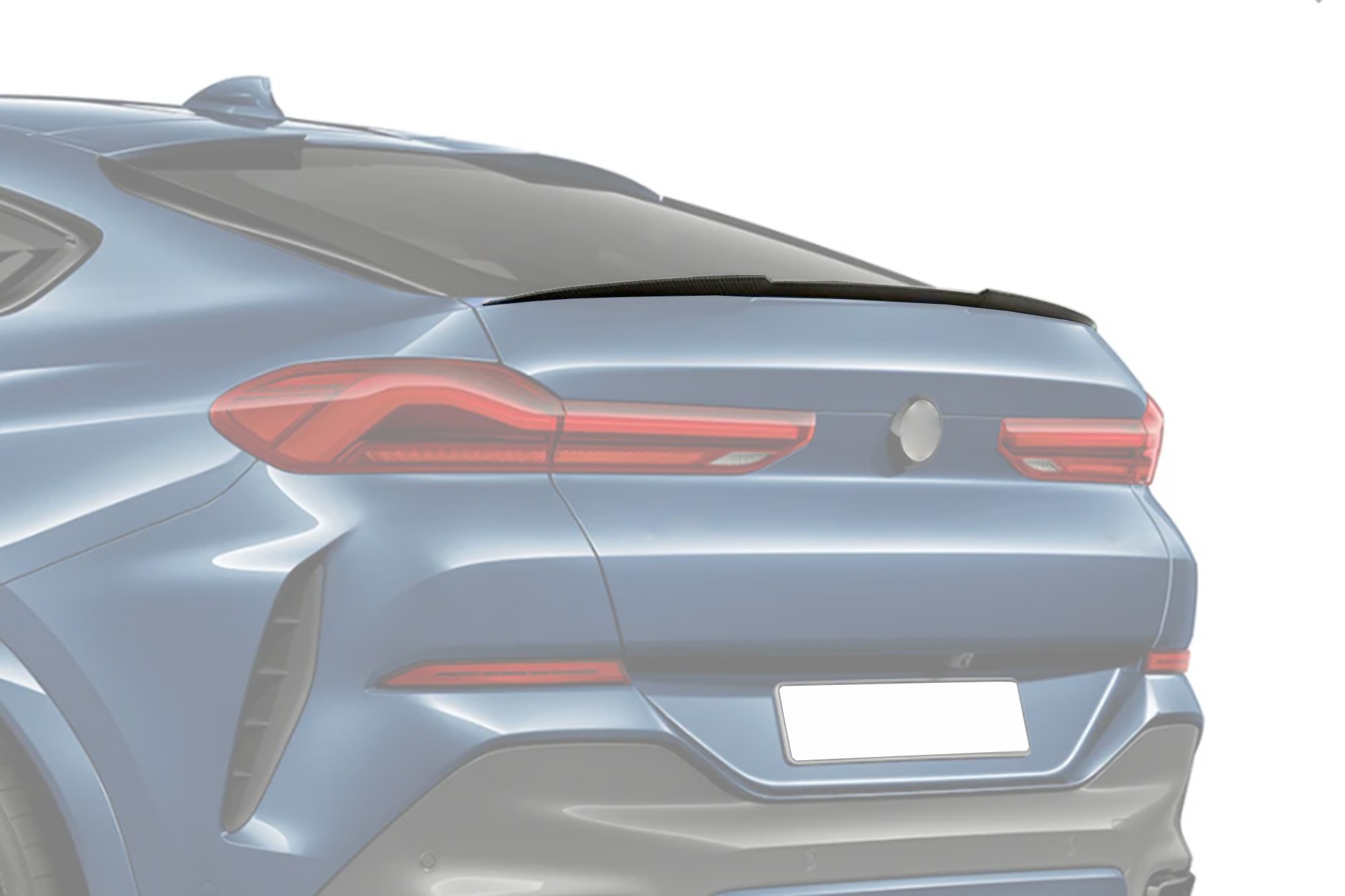 Спойлер за багажник за BMW X6 G06 след 2020 година, небоядисан