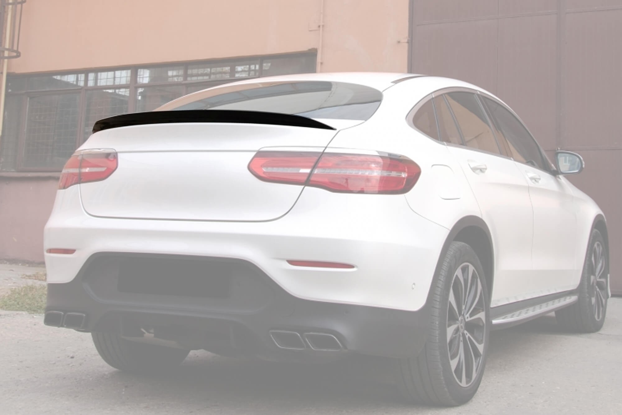 Спойлер за багажник тип AMG за Mercedes GLC купе C253 след 2015 година, небоядисан