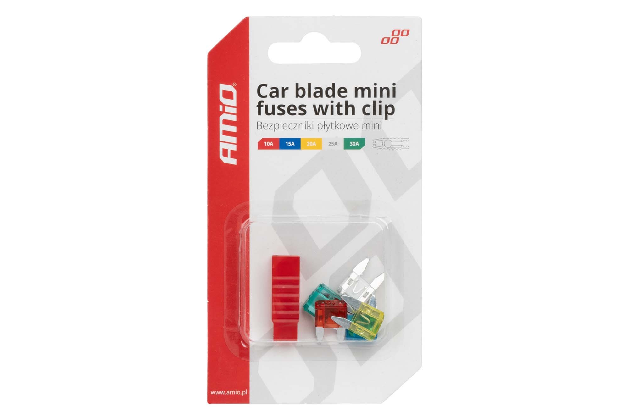 Блистер Amio с 5 броя Mini бушони и щипка