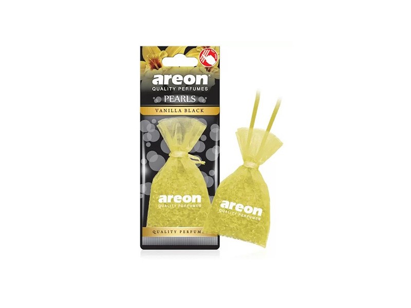 Ароматизатор Areon, серия Pearls, аромат Vanilla Black