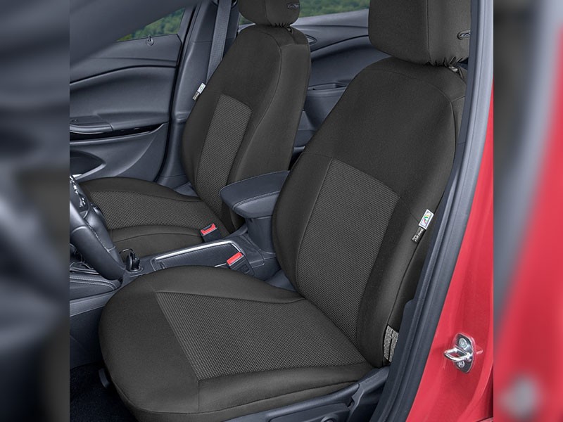 Тапицерия Kegel серия Tailore Made за предни седалки на Opel Astra K след 2015 година, черна