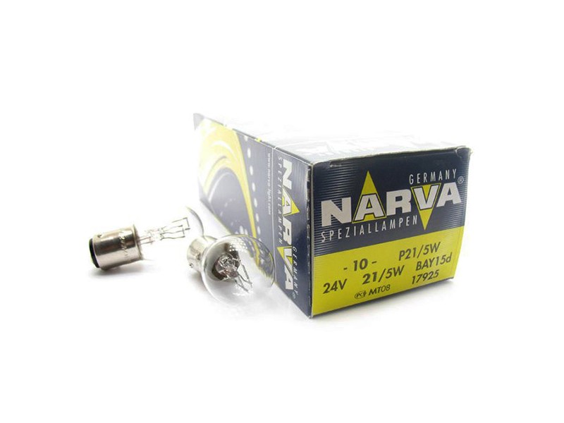 Халогенна крушка Narva P21/5W 24V, 5W, BAY15d, 1 брой