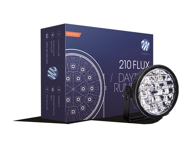 LED дневни светлини M-Tech 210 Flux 18W, 12V, 6000K, E4, 90x33mm