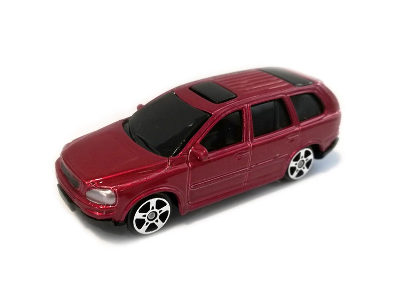 Играчка Maisto Fresh Metal червено Volvo XC90 в мащаб 1:72