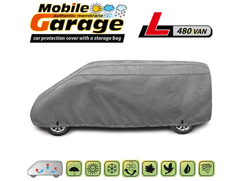 Покривало Kegel серия Mobile размер L480 сиво за VAN, 470-490x175-185cm