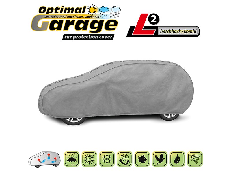 Покривало Kegel серия Optimal Garage размер L2 хечбек/комби, сиво
