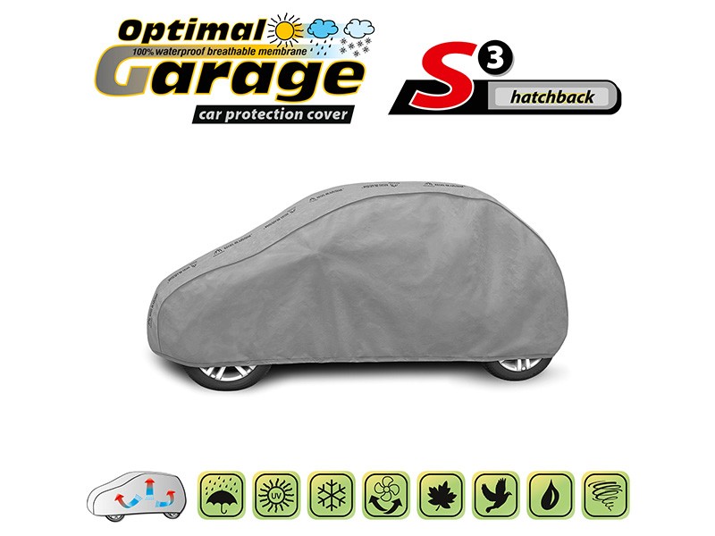 Покривало Kegel серия Optimal Garage размер S3 хечбек, сиво