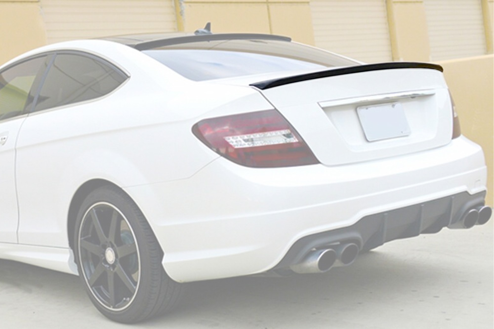 Спойлер за багажник за Mercedes C класа C204 купе 2011-2014, небоядисан