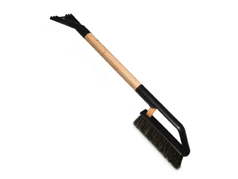 Стъргалка за лед ToM-PaR Futura Nature с четка 70cm с прорези за по-здрав захват